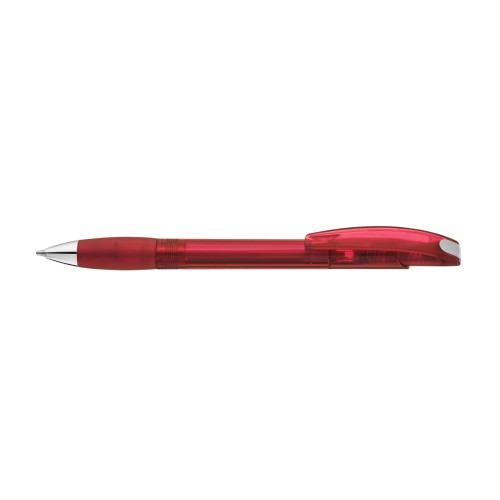 MEMORY transparent SI Retractable ballpoint pen red
