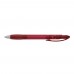 MEMORY transparent SI Retractable ballpoint pen red