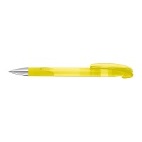 LOOK grip transparent SI Druckkugelschreiber, gelb