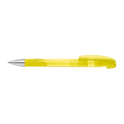 LOOK grip transparent SI Druckkugelschreiber, gelb LOOK grip transparent SI Druckkugelschreiber, gelb