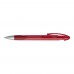 LOOK grip transparent SI Retractable ballpoint pen red LOOK grip transparent SI Retractable ballpoint pen red