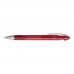LOOK grip transparent M SI Retractable ballpoint pen red