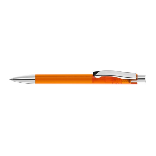 CANDY transparent M SI Retractable ballpoint pen orange