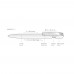 SKY M Retractable ballpoint pen dark green