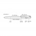 SKY M GUM Retractable ballpoint pen yellow
