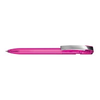 SKY transparent M Retractable ballpoint pen magenta