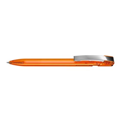 SKY transparent M Druckkugelschreiber, orange