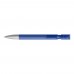 SKY transparent M SI Retractable ballpoint pen dark blue