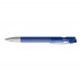 SKY transparent M SI Retractable ballpoint pen dark blue