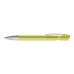 SKY transparent M SI Retractable ballpoint pen yellow