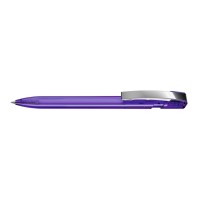 SKY transparent M Retractable ballpoint pen purple