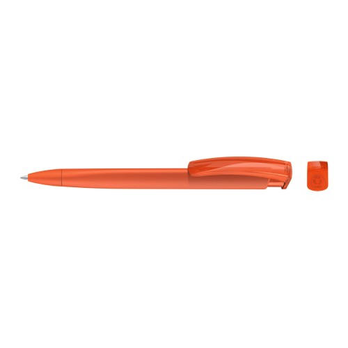 TRINITY K transparent RECY Druckkugelschreiber, orange