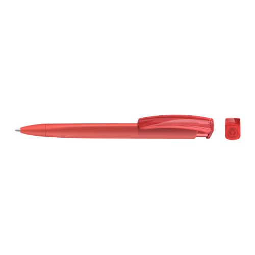 TRINITY K transparent RECY Retractable ballpoint pen red