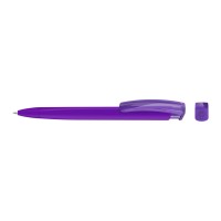 TRINITY K transparent RECY Retractable ballpoint pen purple