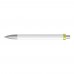 FASHION K transparent SI Retractable ballpoint pen yellow