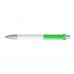FASHION K transparent SI Retractable ballpoint pen light green