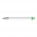 FASHION K transparent SI Retractable ballpoint pen light green