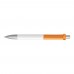FASHION K transparent SI Retractable ballpoint pen orange