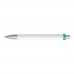 FASHION K transparent SI Retractable ballpoint pen turquoise