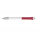 FASHION K transparent SI Retractable ballpoint pen red