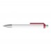 FASHION K transparent SI Retractable ballpoint pen red