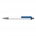 FASHION K transparent SI Retractable ballpoint pen dark blue
