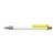 FASHION K transparent SI Retractable ballpoint pen yellow