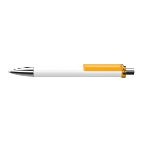 FASHION K transparent SI Retractable ballpoint pen ocher