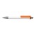 FASHION K transparent SI Retractable ballpoint pen orange