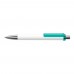 FASHION K transparent SI Retractable ballpoint pen turquoise