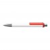 FASHION K transparent SI Retractable ballpoint pen red