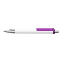 FASHION K transparent SI Retractable ballpoint pen purple