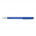 PUR transparent SI Twist ballpoint pen dark blue
