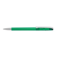 PUR transparent SI Twist ballpoint pen dark green
