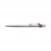 RONDO chrom L Retractable ballpoint pen purple