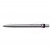 RONDO chrom L Retractable ballpoint pen purple