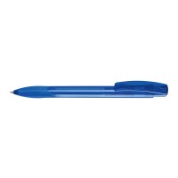 OMEGA grip transparent Retractable ballpoint pen blue