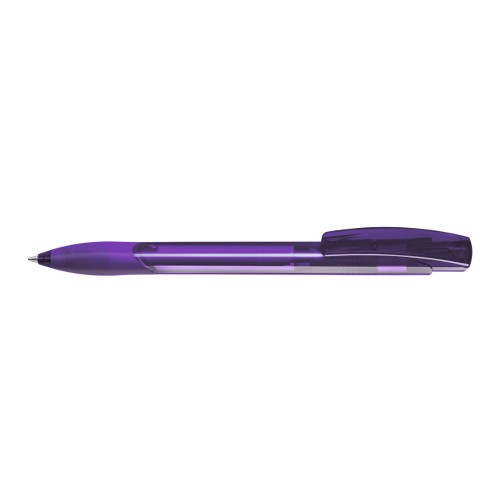 OMEGA grip transparent Retractable ballpoint pen purple OMEGA grip transparent Retractable ballpoint pen purple