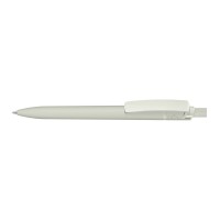 RECYCLED PET PEN STEP F GUM Retractable ballpoint pen grey