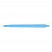 RECYCLED PET PEN STEP F GUM Retractable ballpoint pen light blue