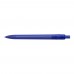 RECYCLED PET PEN STEP frozen Retractable ballpoint pen blue