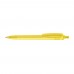RECYCLED PET PEN STEP frozen Retractable ballpoint pen yellow