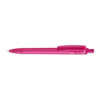 RECYCLED PET PEN STEP frozen Retractable ballpoint pen magenta