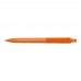 RECYCLED PET PEN STEP frozen Retractable ballpoint pen orange