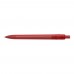 RECYCLED PET PEN STEP frozen Retractable ballpoint pen red
