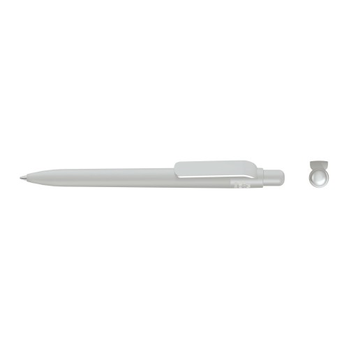 RECYCLED PET PEN FUTURE F GUM Retractable ballpoint pen grey