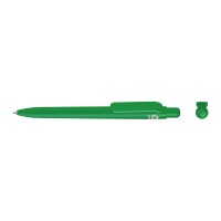 RECYCLED PET PEN FUTURE F GUM Retractable ballpoint pen middle green