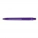 RECYCLED PET PEN FUTURE frozen Retractable ballpoint pen dark purple