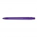 RECYCLED PET PEN FUTURE frozen Retractable ballpoint pen dark purple