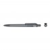 RECYCLED PET PEN FUTURE frozen Retractable ballpoint pen grey
